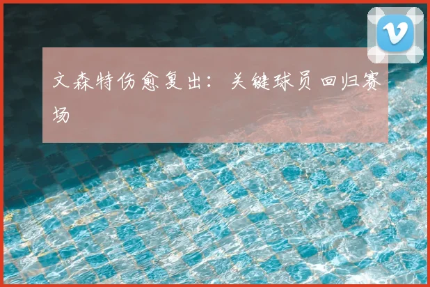 文森特伤愈复出:关键球员回归赛场